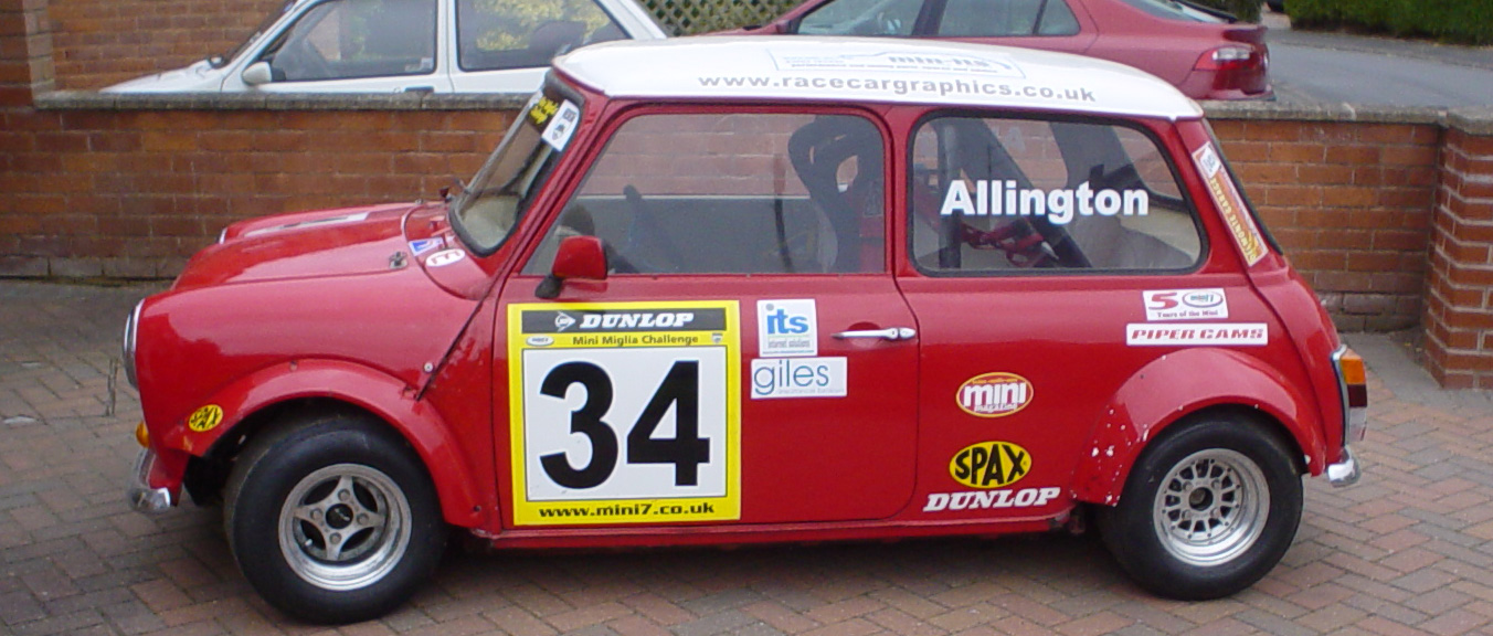 Mini Miglia racing car
